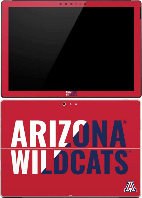 University of Arizona Wildcats Logo Split Red Surface Pro (2017) Skin